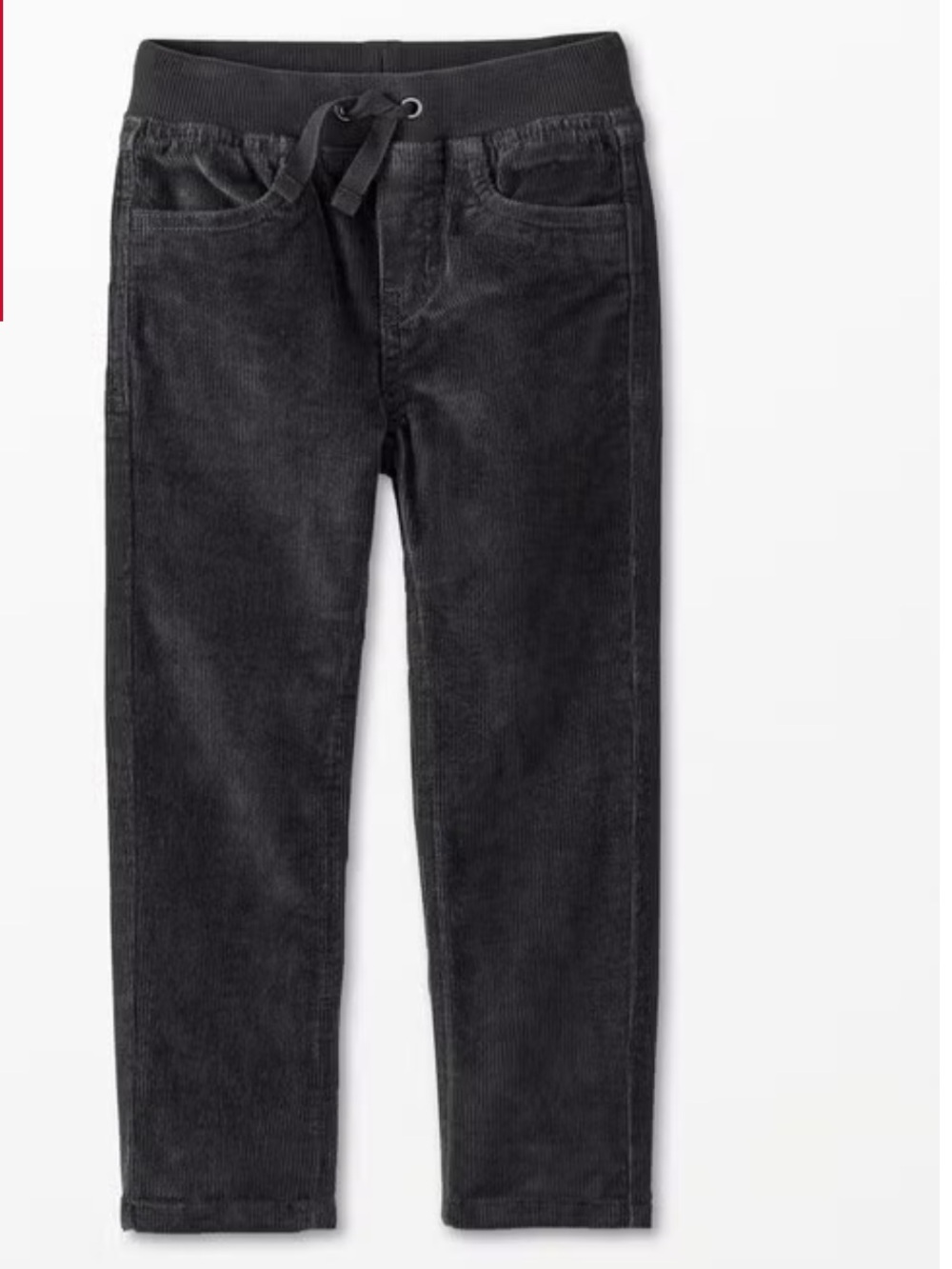 Hanna Andersson NWT stretch Corduroy  Pants in soft black